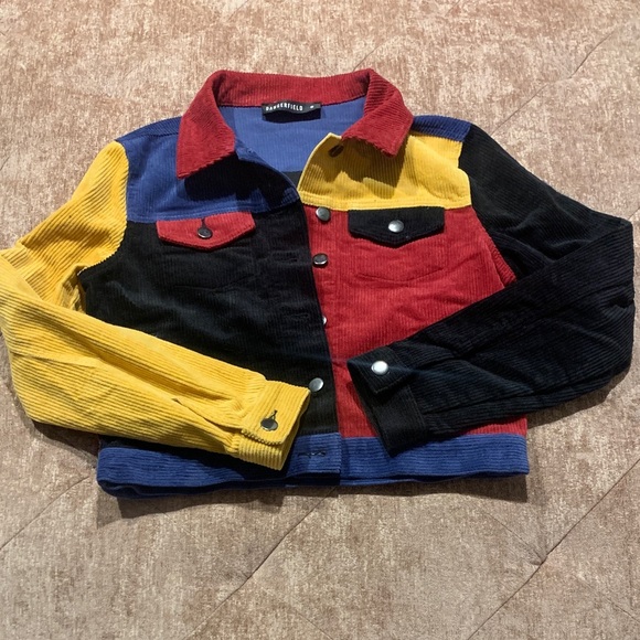 Dangerfield Colorblock Kids Jean Jacket - Picture 3 of 5